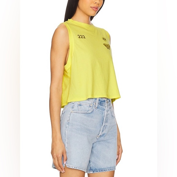 NWT Anthropologie Spiritual Gangster 222 Nature Crawford Tank Top - Firefly - S - Picture 3 of 10